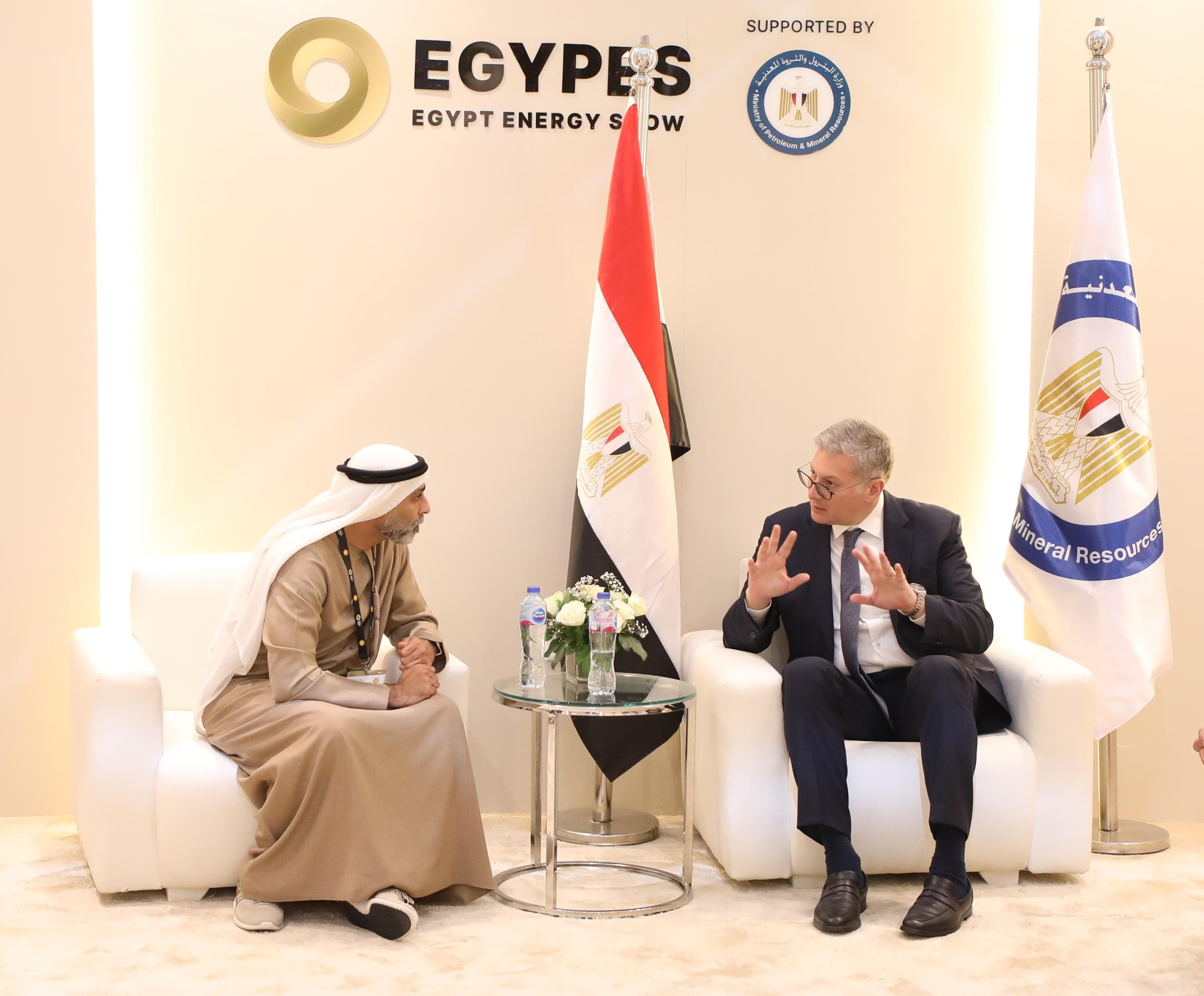 وزير البترول يلتقي وفد "أركيوس للطاقة" بختام "إيجبس 2025"